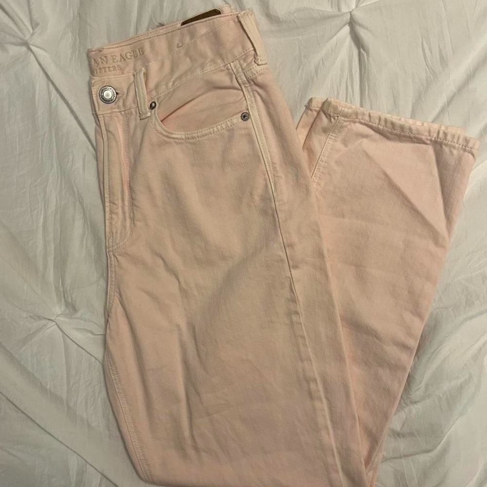 Size 10 American Eagle Pink Mom Jean